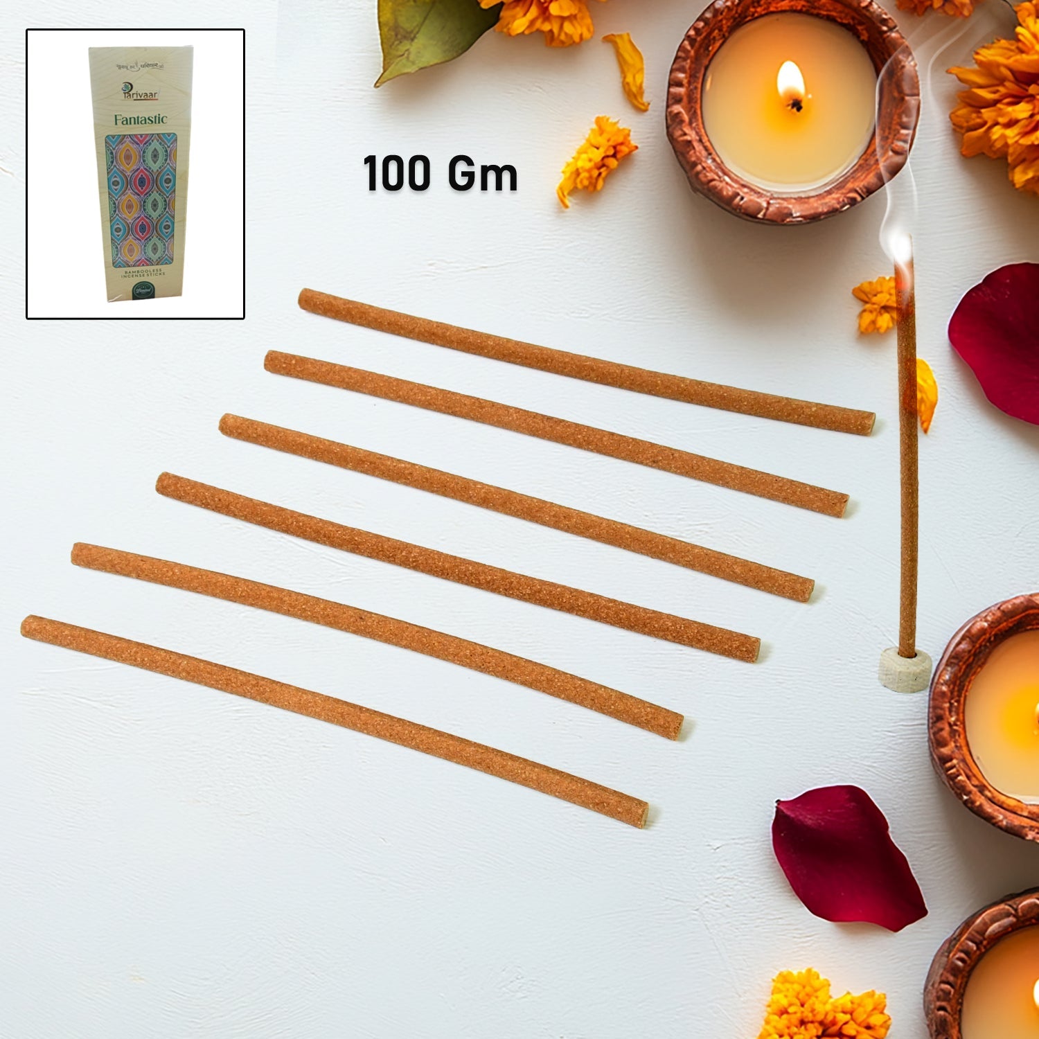 Premium Incense Sticks / Agarbatti (100 Gm / With Stand For Stick/ Mix Flavour) Premium Incense Sticks / Agarbatti (100 Gm / With Stand For Stick/ Mix Flavour)